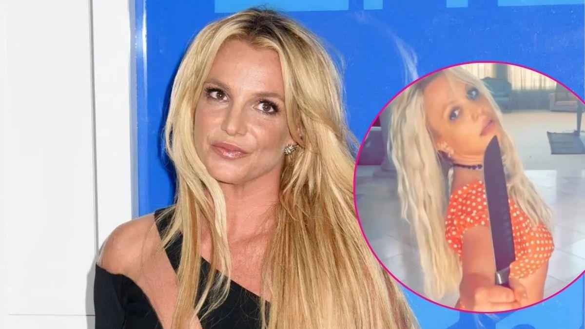 Composite photo of Britney Spears