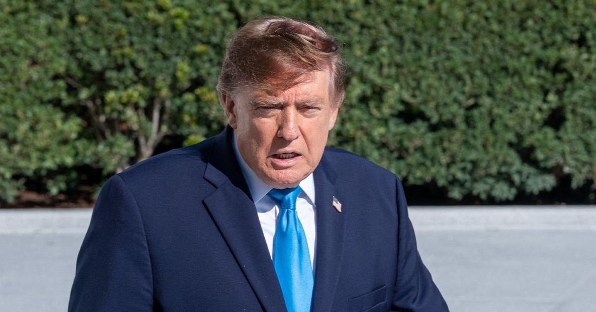 Donald Trump's Blonde Hair Appears Noticeably Darker After President Admitted He Was 'Not Happy' About His Thinning Tresses