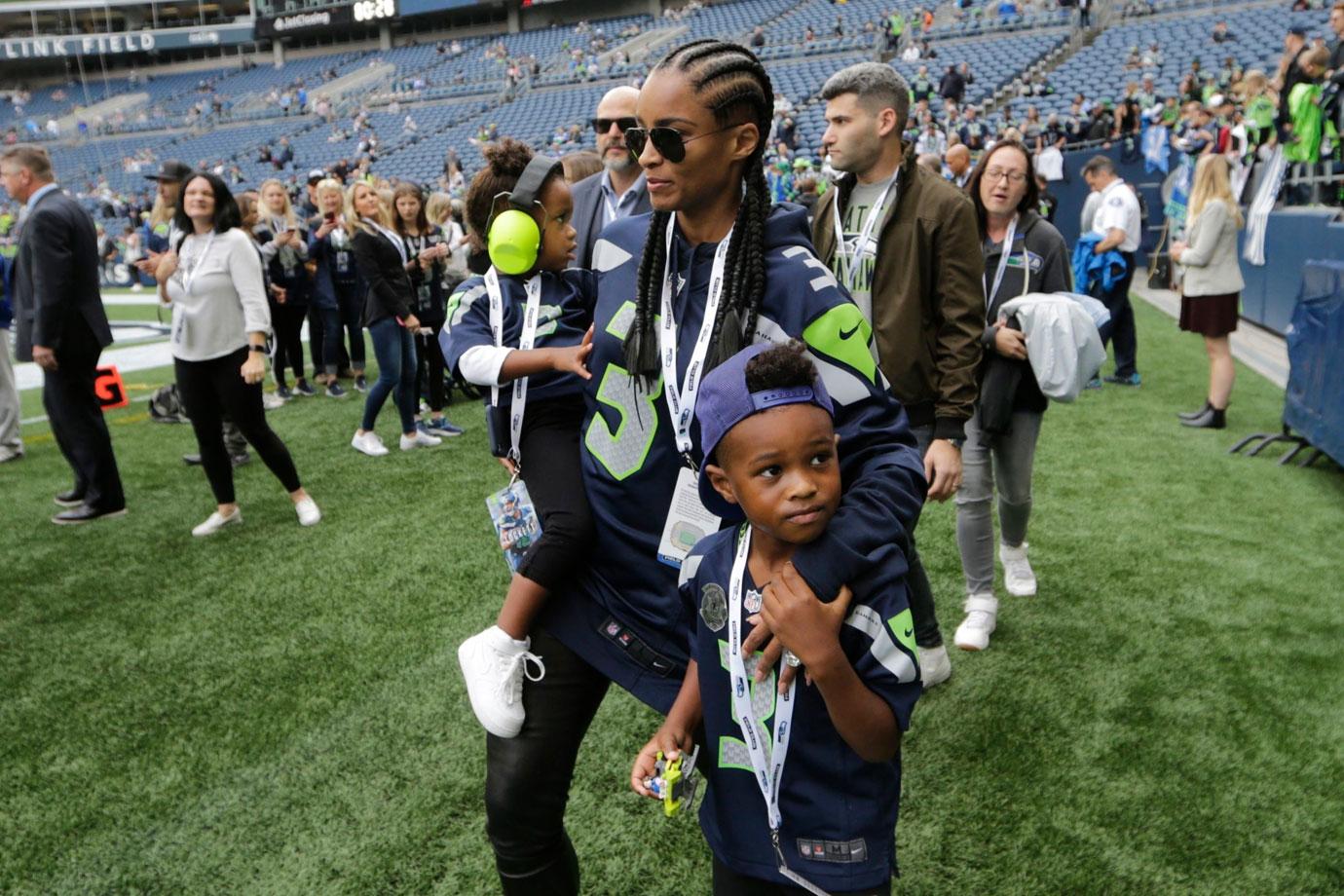 ciara future and sienna seahawks game