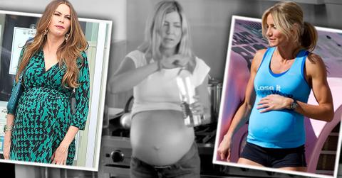 Celebrity fake baby bumps 02