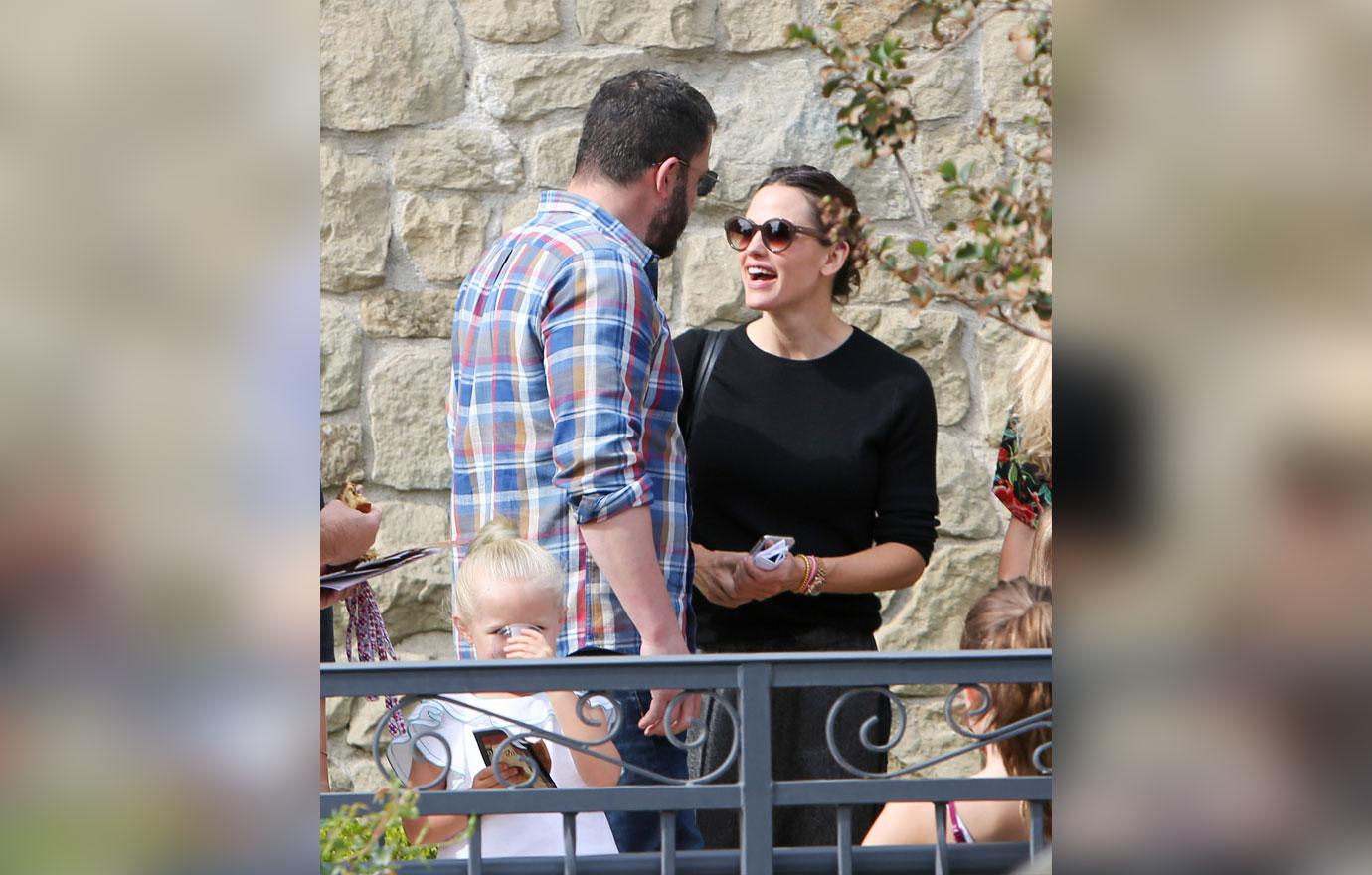 Ben Affleck and Jennifer Garner leave church