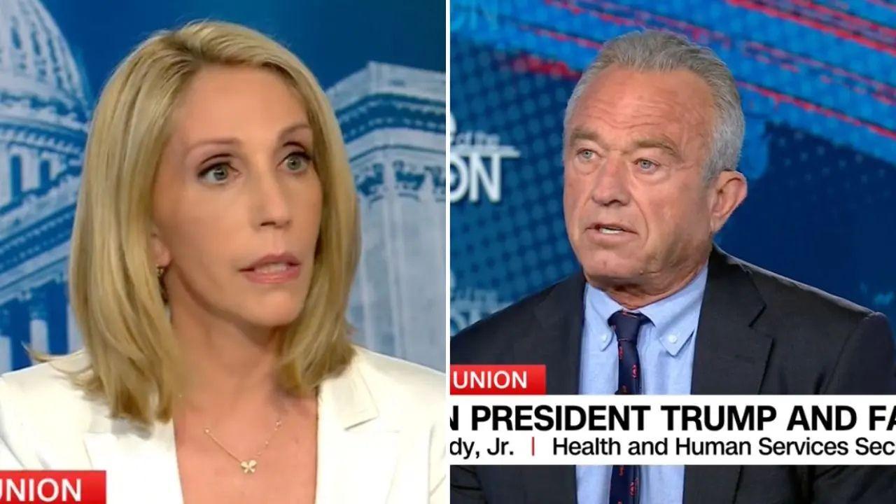 Photo of Robert F. Kennedy Jr. appeared on CNN's 'State of the Union' on August 2.