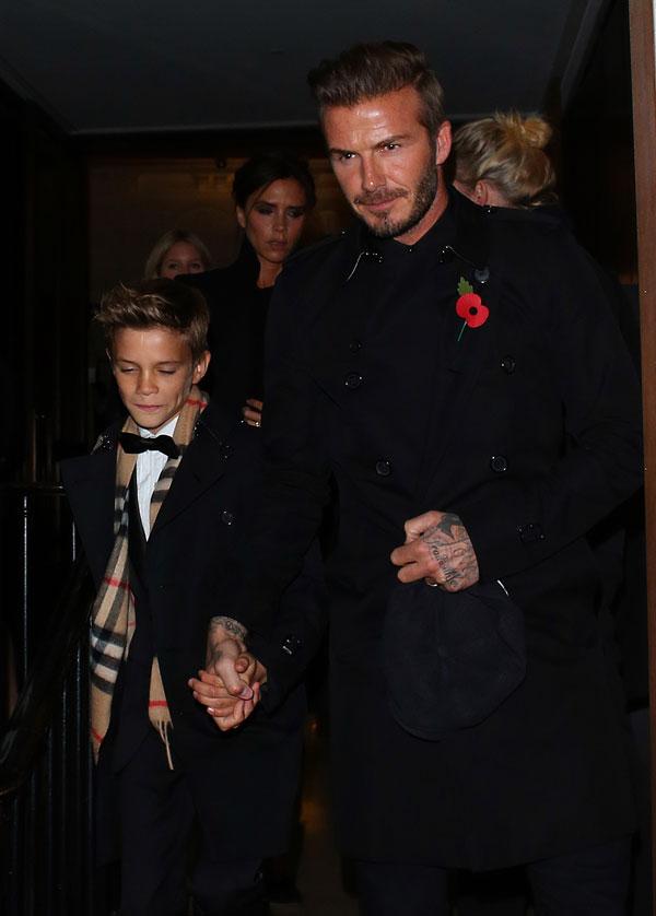 Romeo Beckham and His Famous Parents Celebrate the Young Celeb's ...