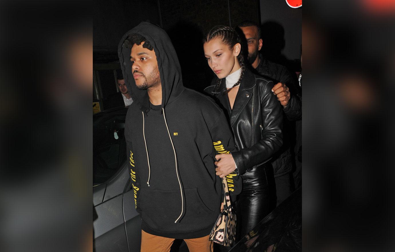 Bella Hadid and The Weeknd head out at Cirque le Soir