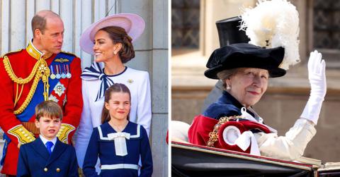 princess anne unaware supportive statement kate middleton prince william concussion