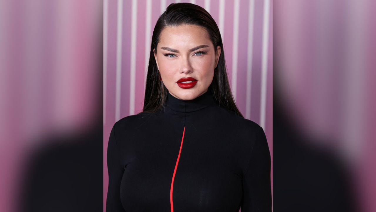 Image of Adriana Lima was hit with plastic surgery accusations after a red carpet appearance in 2023.