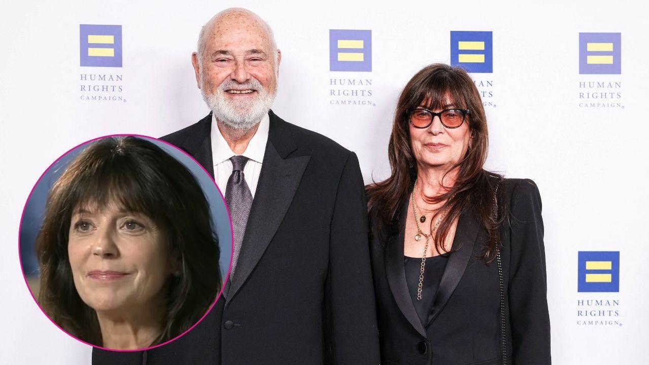 Split photo of Martine Singer, Michele Reiner and Rob Reiner