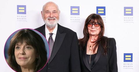 Split photo of Martine Singer, Michele Reiner and Rob Reiner