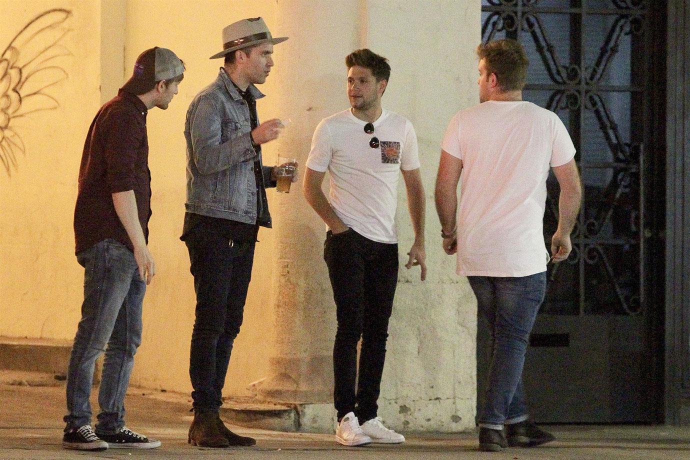 *EXCLUSIVE* Niall Horan and Shawn Mendes spend a night out in Los Feliz