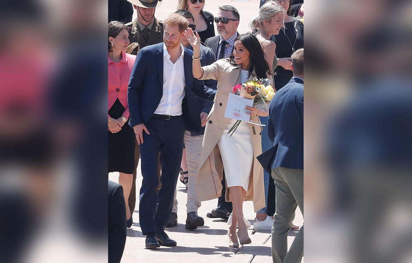 Prince Harry and Meghan, Duchess of Sussex, visit the Sydney Opera House