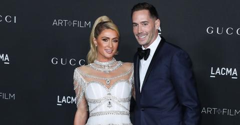 paris hilton husband carter reum secret love child laura bellizzi triggered wedding post pp