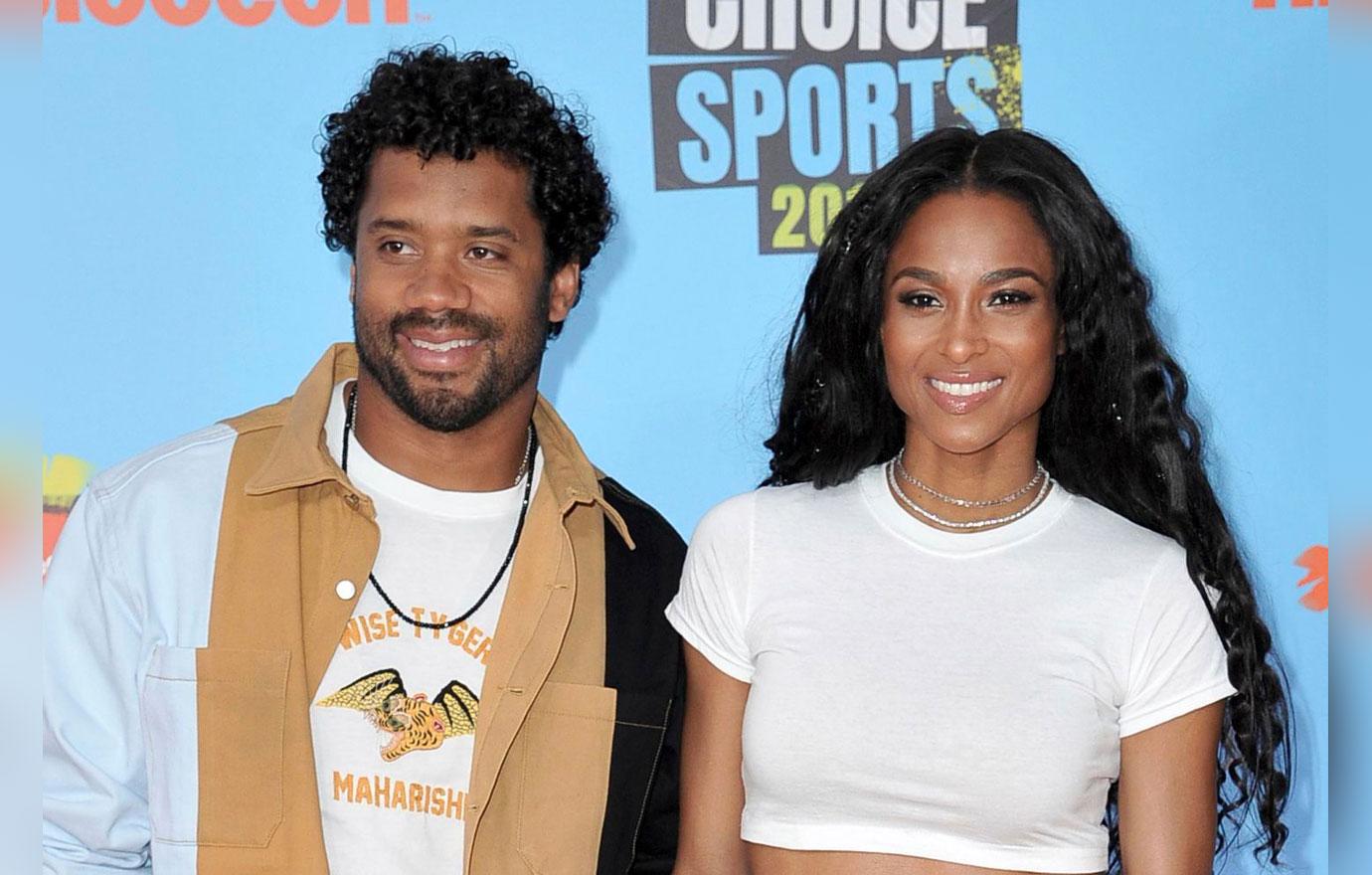 Ciara & Russell Wilson Take Kids Sienna & Future To Disneyland