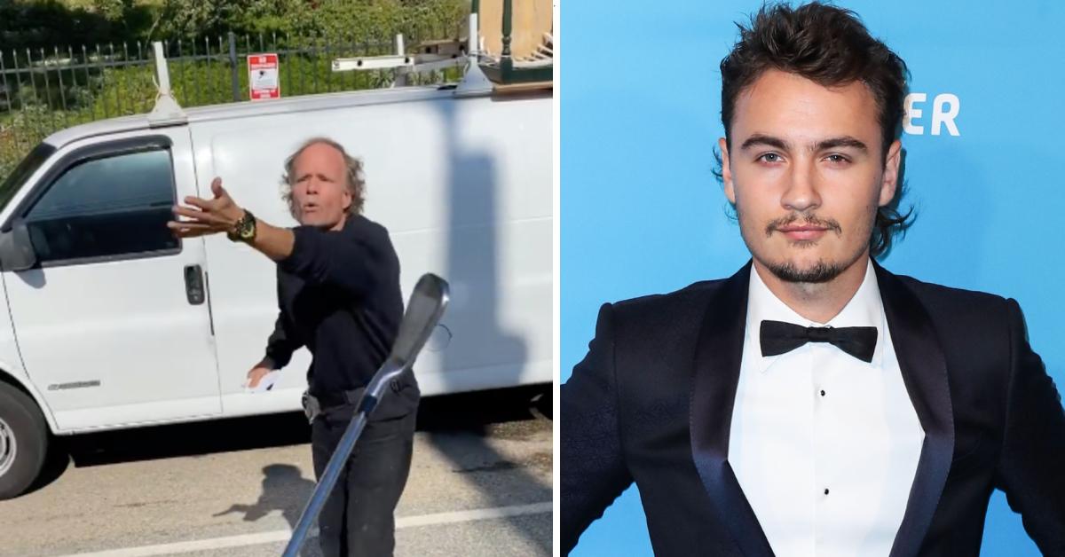 Watch Pamela Anderson S Son Confront Alleged Home Intruder With Golf Club