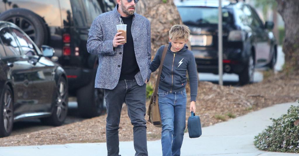 Ben Affleck Treats Son Samuel To Ruffles Celebrity Game