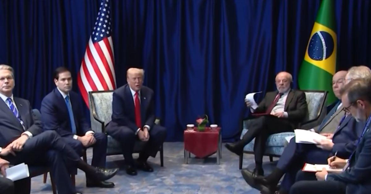 image of Photos showed the president's ankle bulging over his shoes.