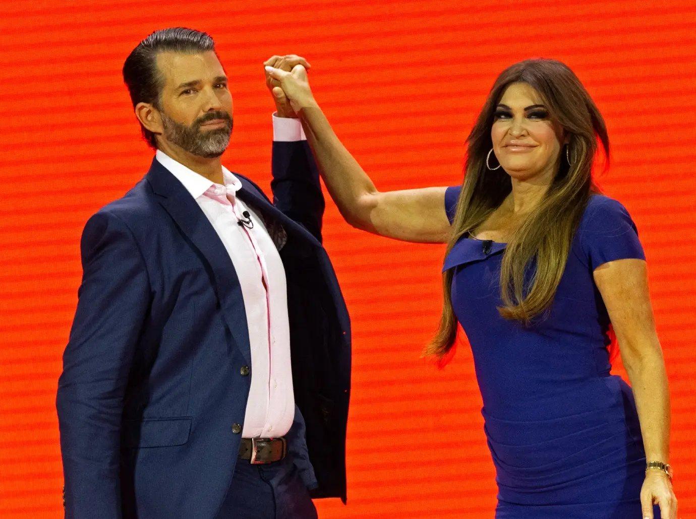 donald trump jr kimberly guilfoyle breakup speculation writer claims moved on