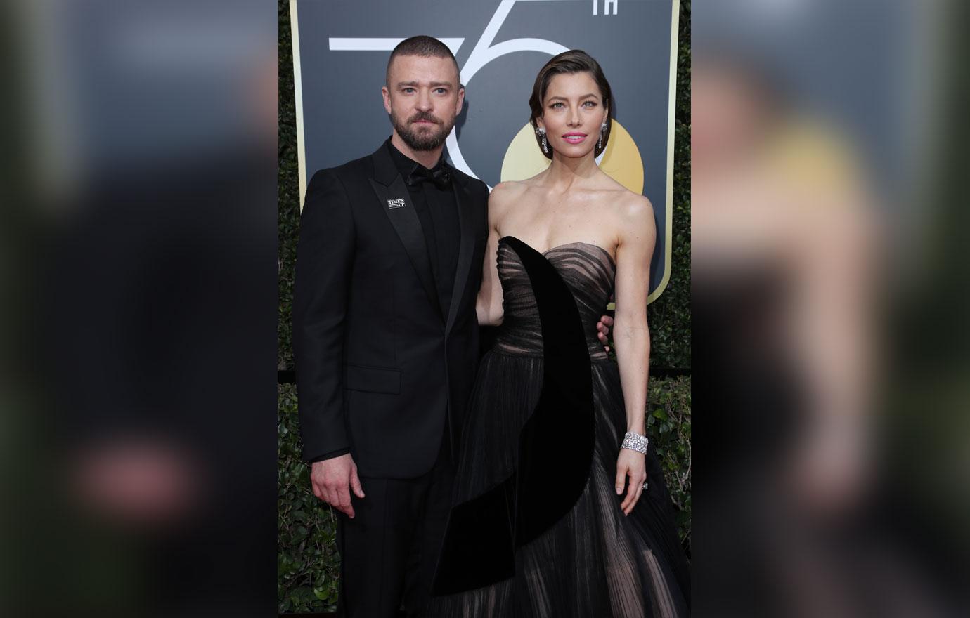 Jessica Biel And Justin Timberlake On Red Carpet