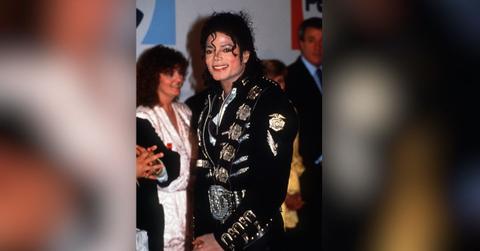 Photo of Michael Jackson.