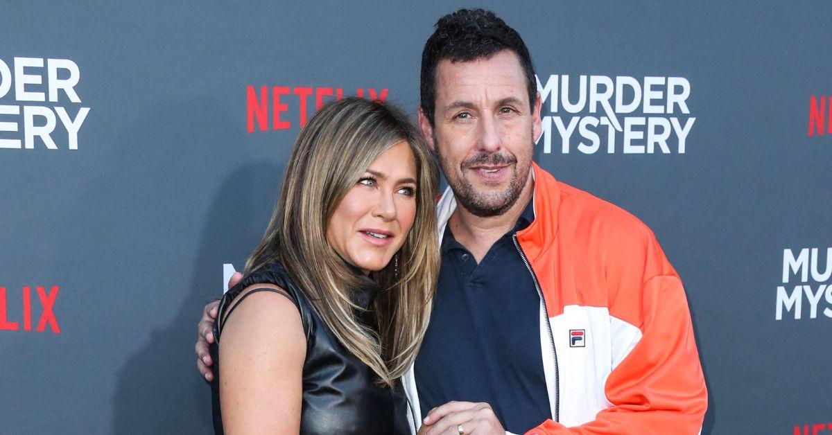 image of Adam Sandler and Jennifer Aniston have starred in three films together.