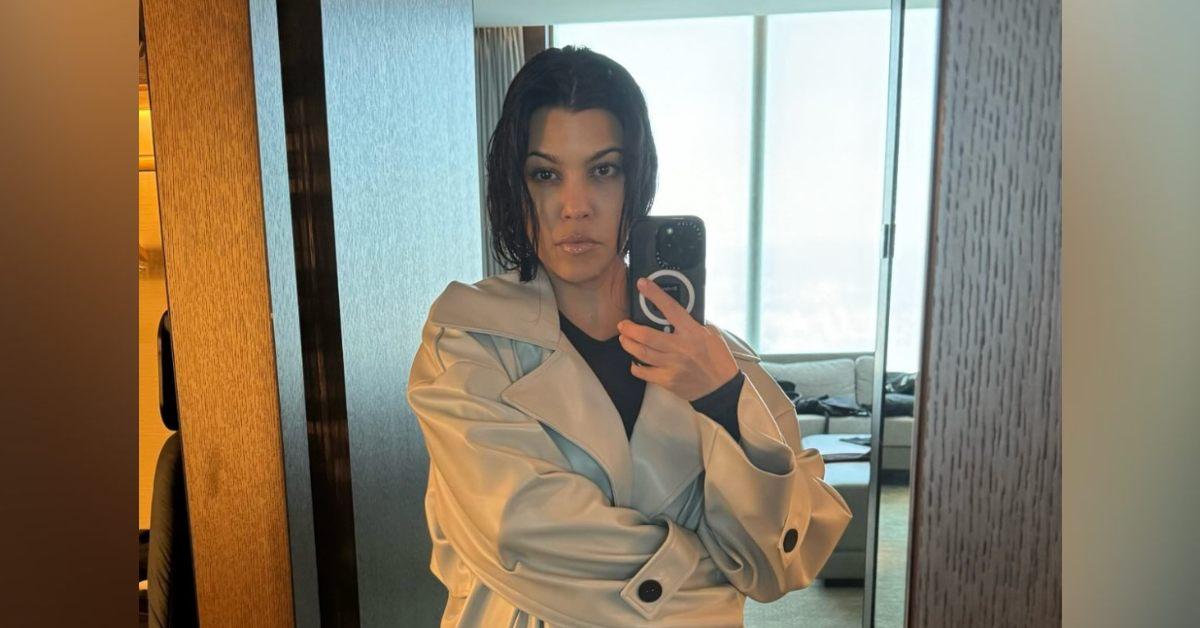 Kourtney Kardashian Shares Postpartum Fashion & Makeup Tips