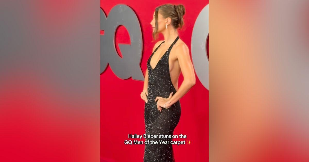 Image of Hailey Bieber attended the 'GQ' Men of the Year event.