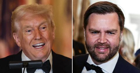 split of Donald Trump and J.D. Vance.