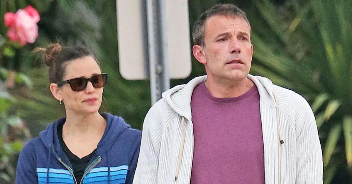 Image of Ben Affleck and Jennifer Garner split in 2015.