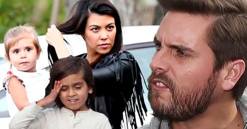 kourtney scott breakup custody money kids