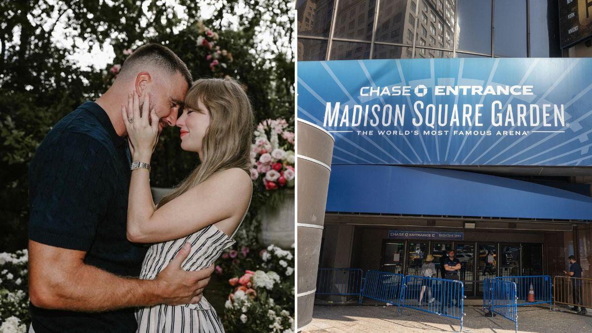Photo of Travis Kelce and Taylor Swift
