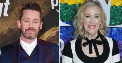 Split photo of Macaulay Culkin and Catherine O'Hara