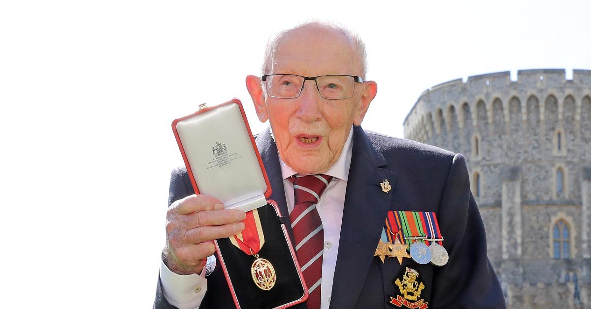 british veteran raised  million covid  relief hospitalized coronavirus captain sir tom moore