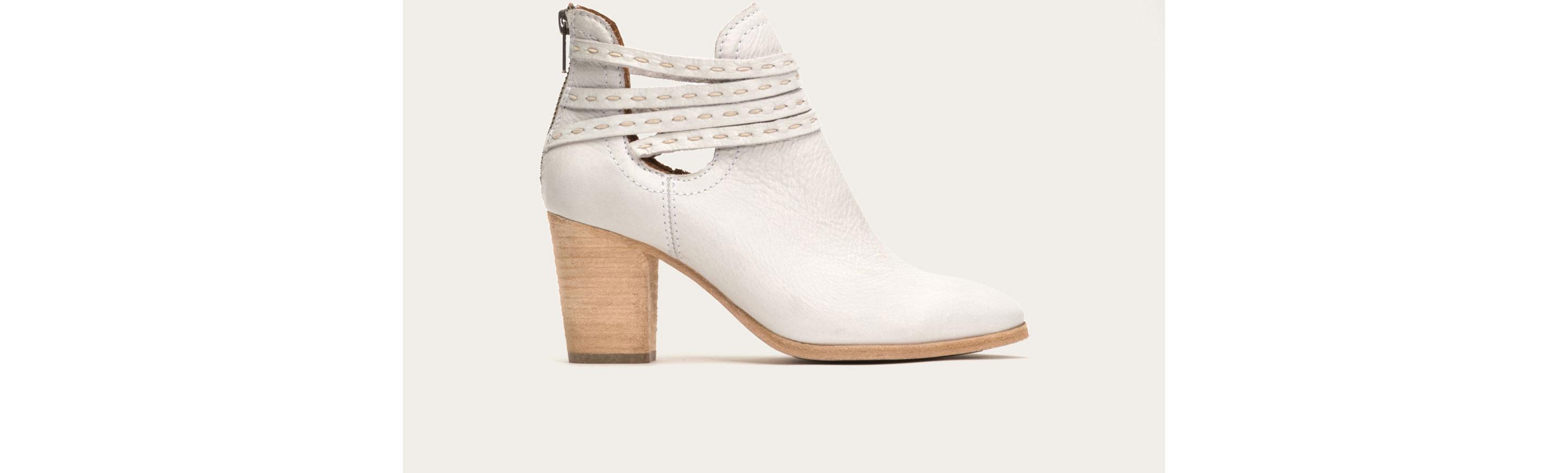 Frye whats hot right now white booties