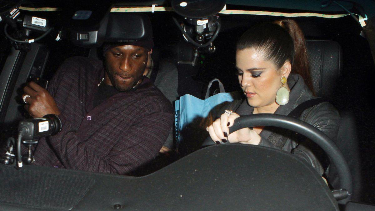 image of lamar odom and Khloe kardashian 