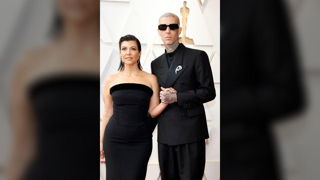 Image of Kourtney Kardashian and Travis Barker