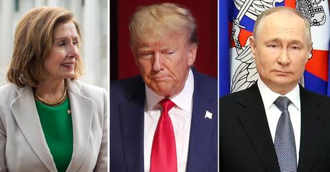 nancy pelosi donald trump constantly catering vladimir putin pp