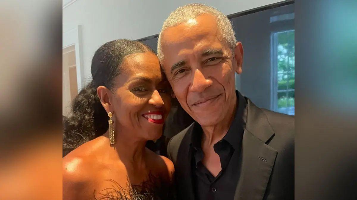 Photo of Michelle Obama said Barack Obama encouraged her to think bigger with her Harvard law degree.
