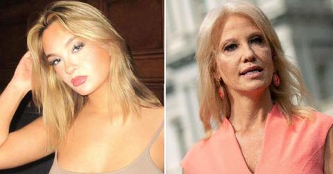 Composite photo of Claudia and Kellyanne Conway.