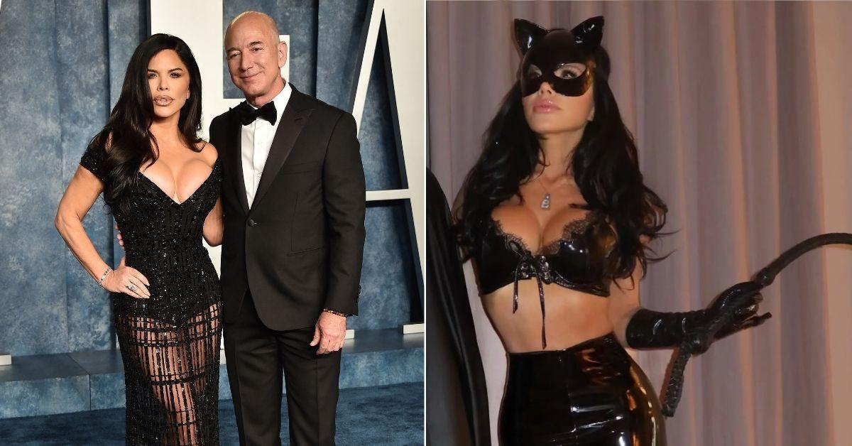 lauren sanchez catwoman costumer jeff bezos