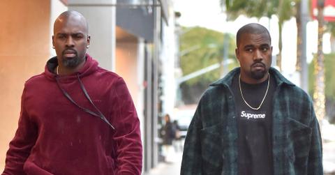 EXCLUSIVE: Kanye West an Corey Gamble head out to do some high end christmas shopping on Rodeo Drive in Beverly Hills