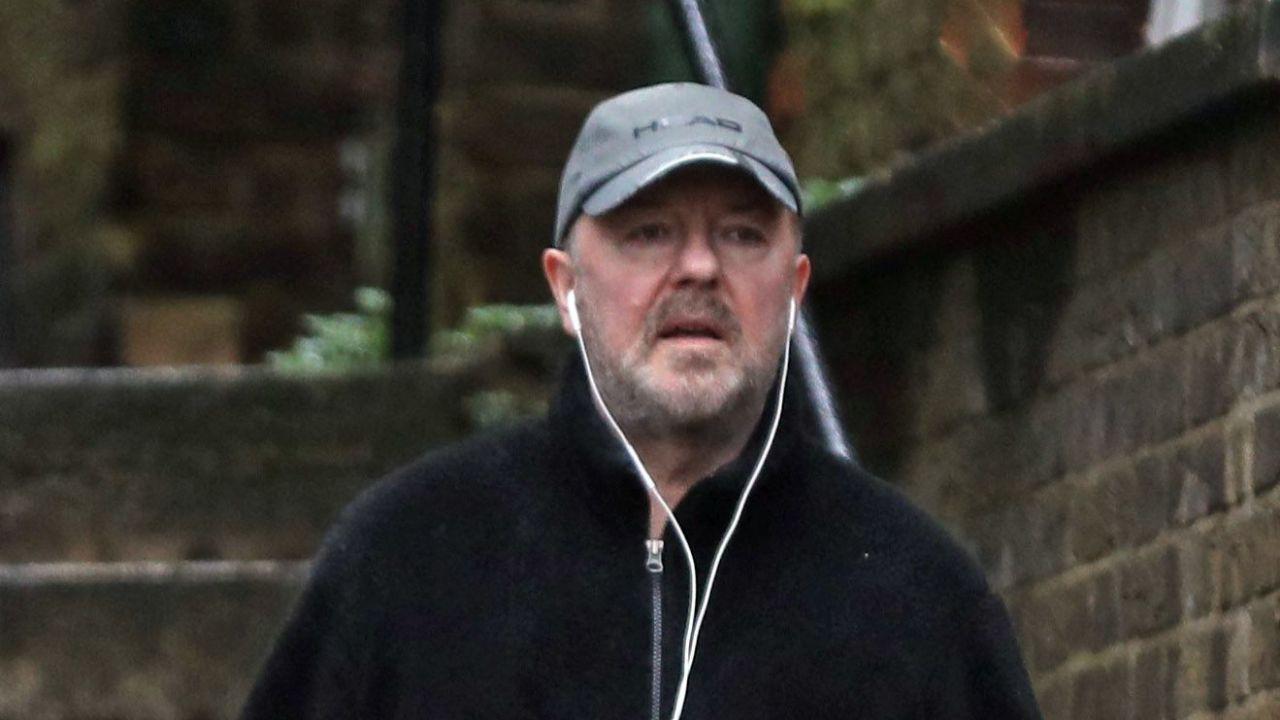 Photo of Ricky Gervais.