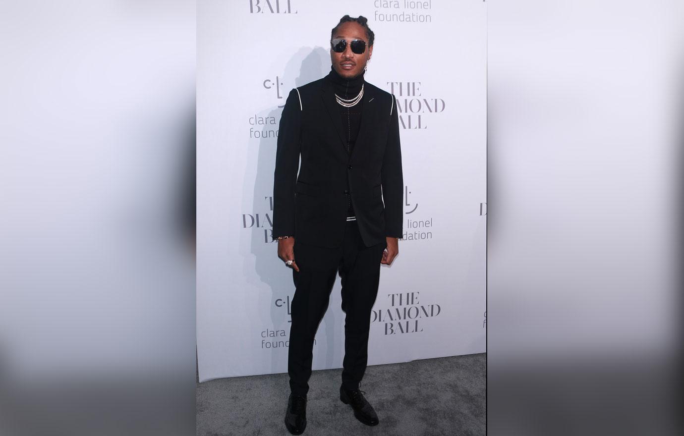 Future in all black and with sunglasses on