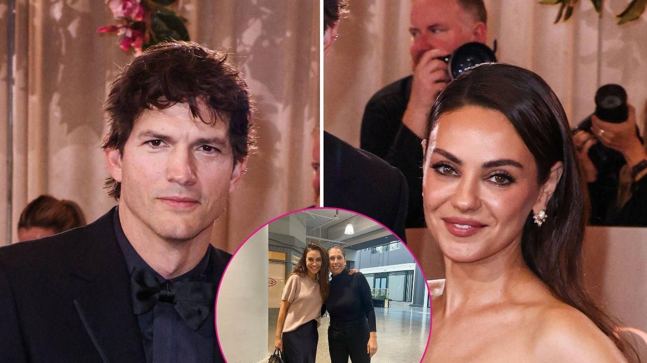 mila kunis ashton kutcher rare dinner date photos