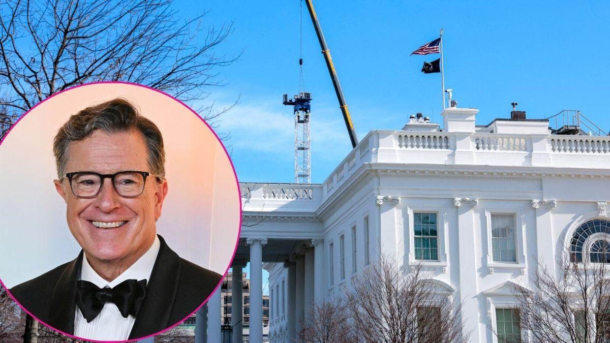 Composite photo of Stephen Colbert.