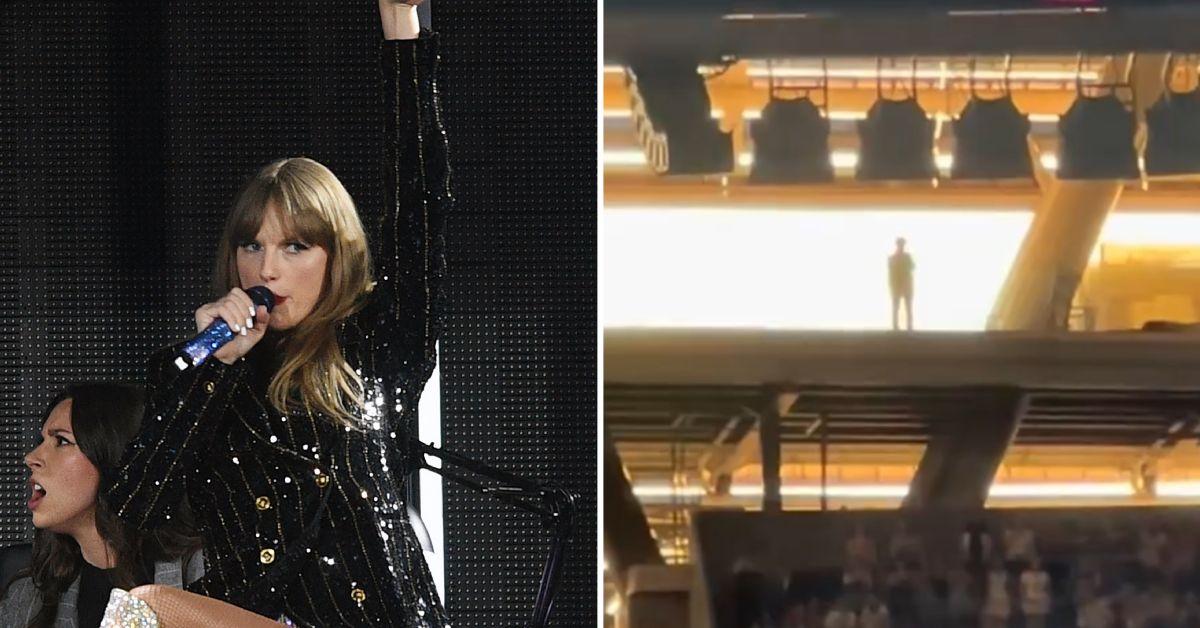 taylor swift theories mysterious figure seen dancing madrid concert watch