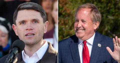 Image of James Talarico and Ken Paxton