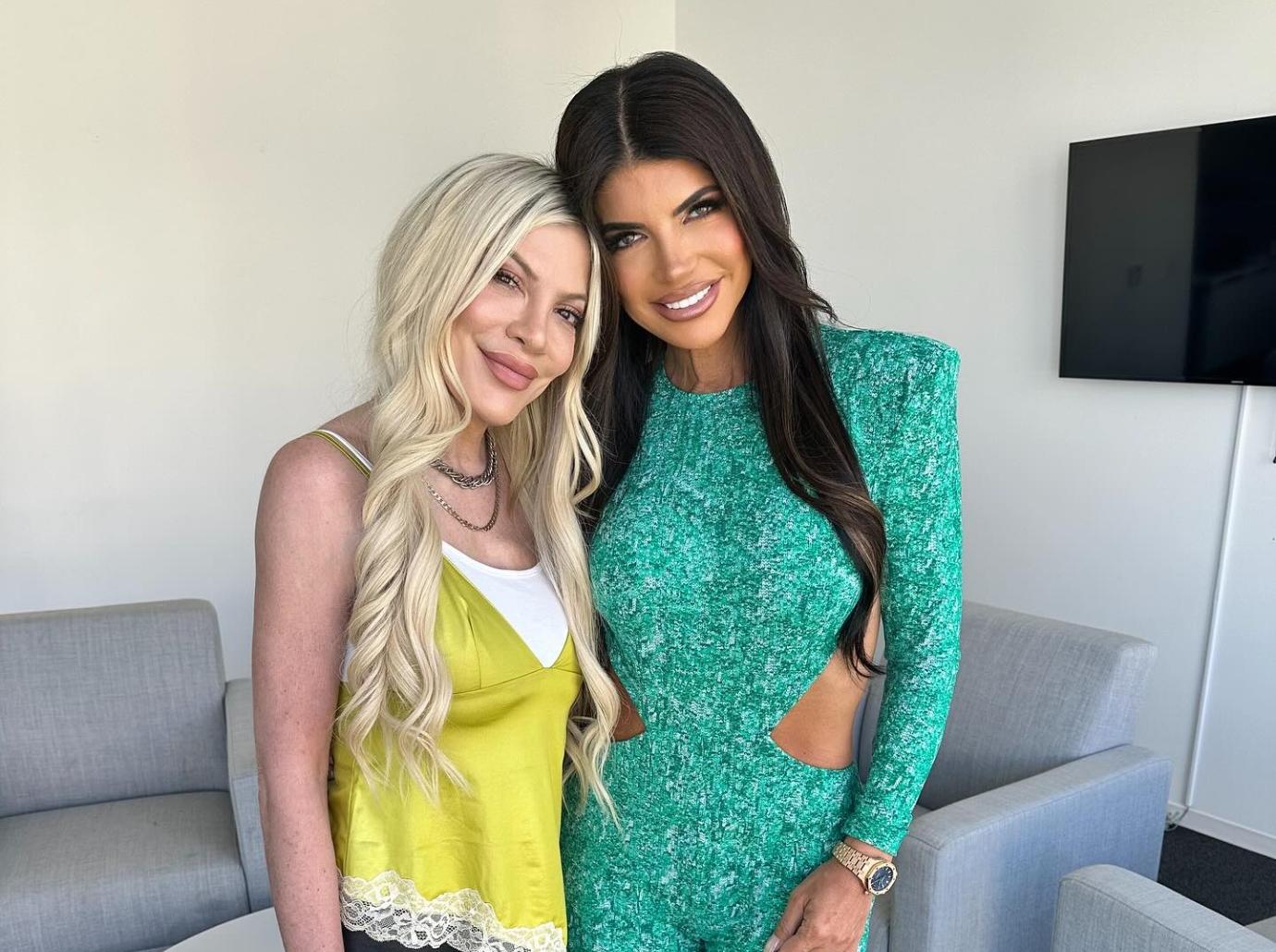 tori spelling teresa giudice plastic surgery ozempic filler photo