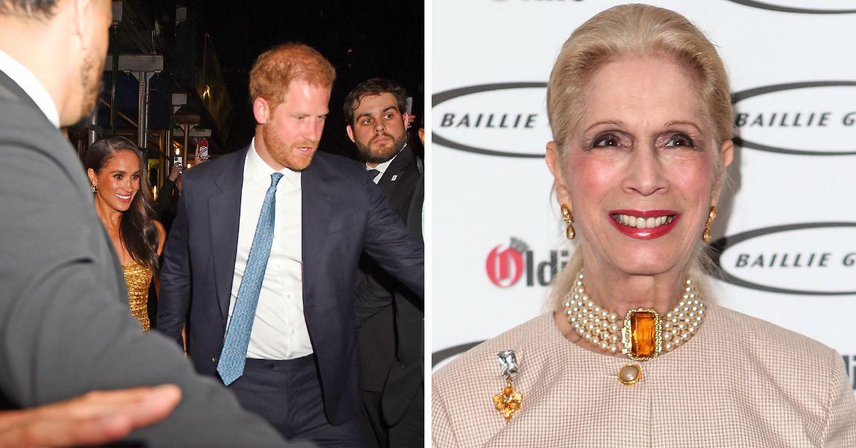 prince harry meghan markle and lady colin campbell