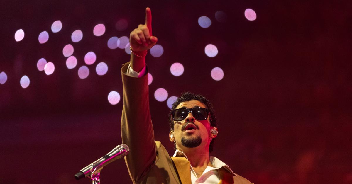 Image of Bad Bunny is a Puerto Rican rapper.
