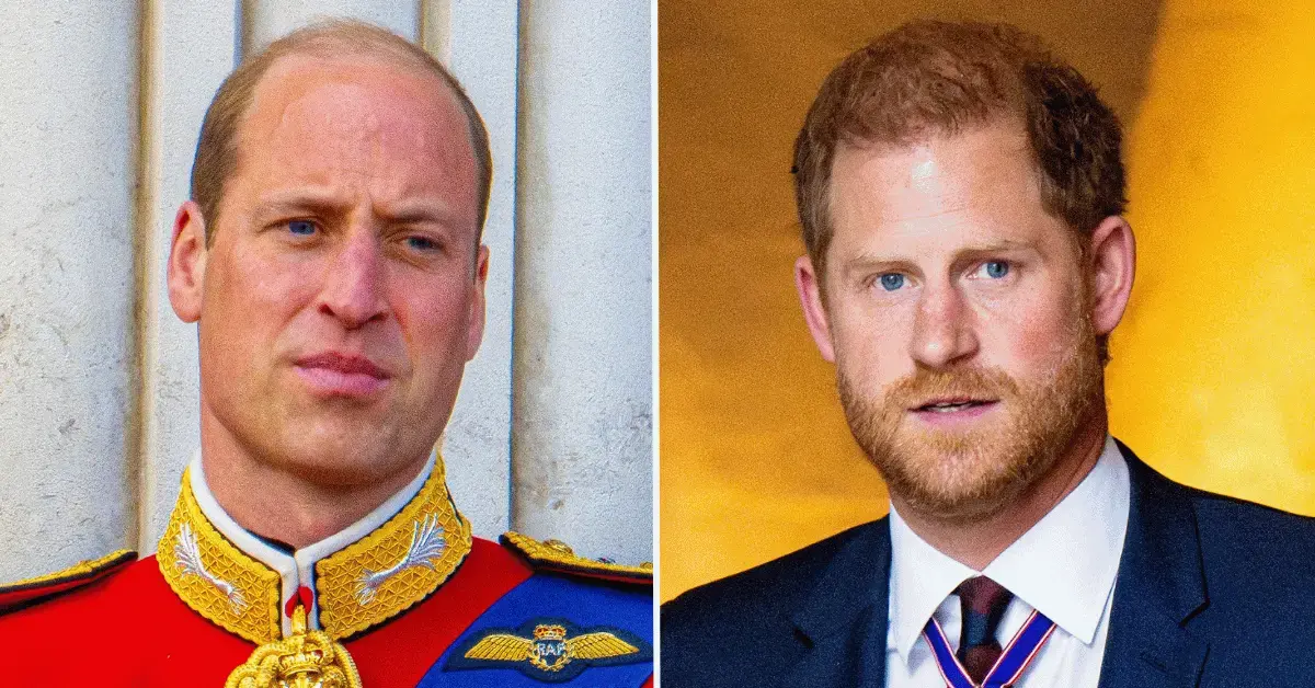 Image of Prince Harry reportedly always follows his brother's lead with his own camera moment.