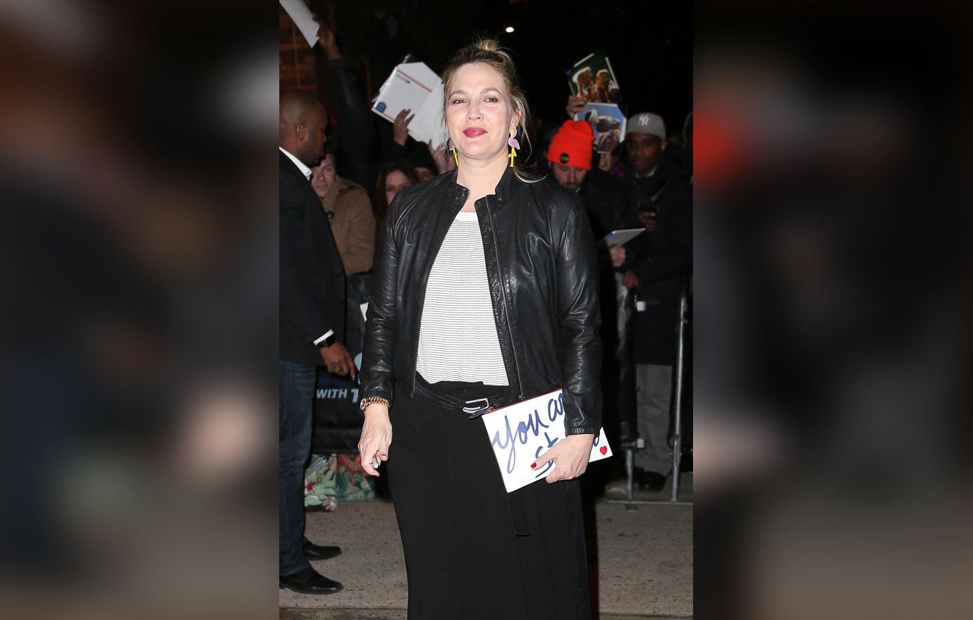 Drew Barrymore signs autographs outside &#8216;The Daily Show&#8217; in NYC